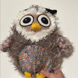 GANZ Fuzzy Plush Toy with Heart Tag